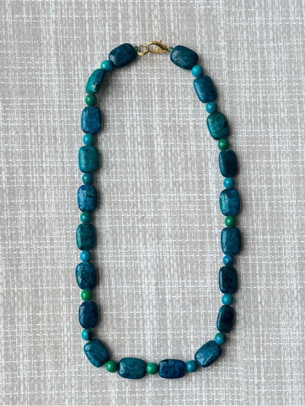 NWOT Tuckernuck Green Azurite Chrysocalla Necklace